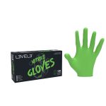 VEL Nitrile Gloves Lime ct.