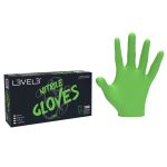 VEL Nitrile Gloves Lime ct.