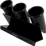 Vincent Clipper Holder Trio Black Wide