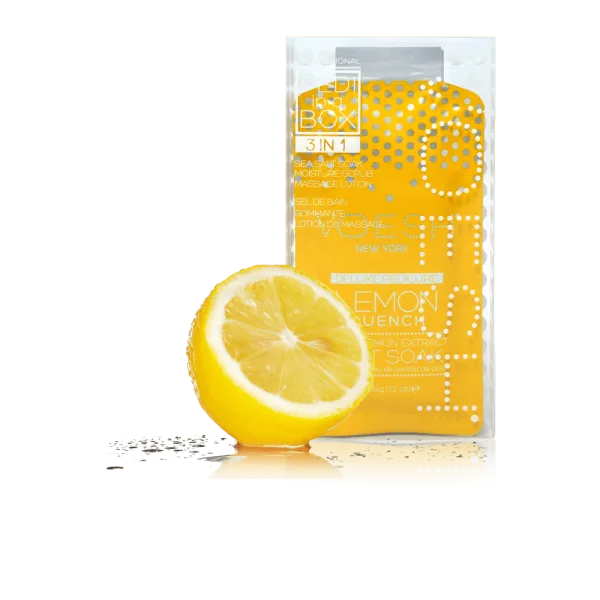 Voesh Pedi Box Waterless -Step Lemon