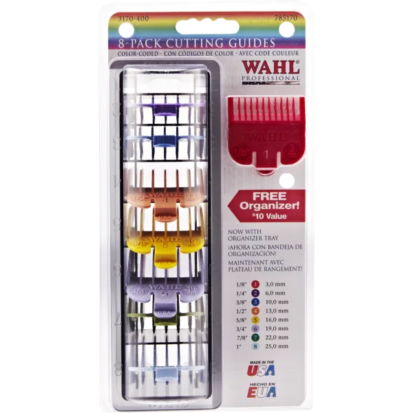Wahl Color Coded Clipper Guides pc Set