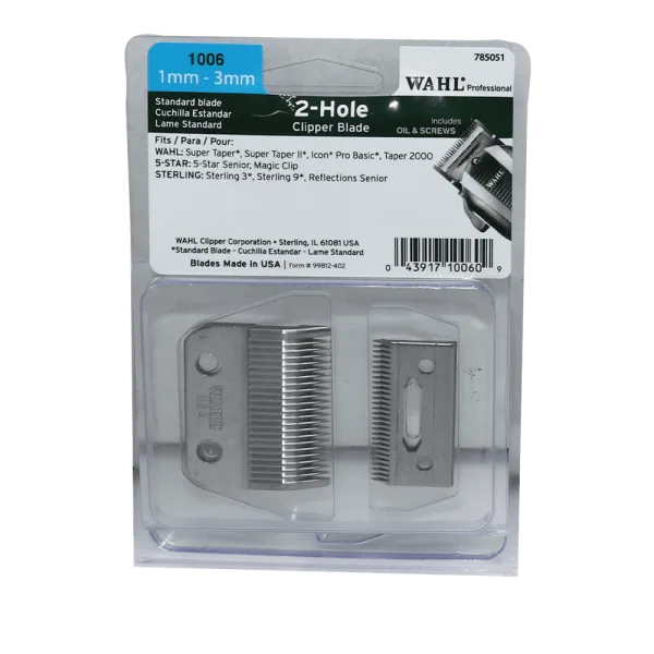 Wahl Hole mm- mm Blade