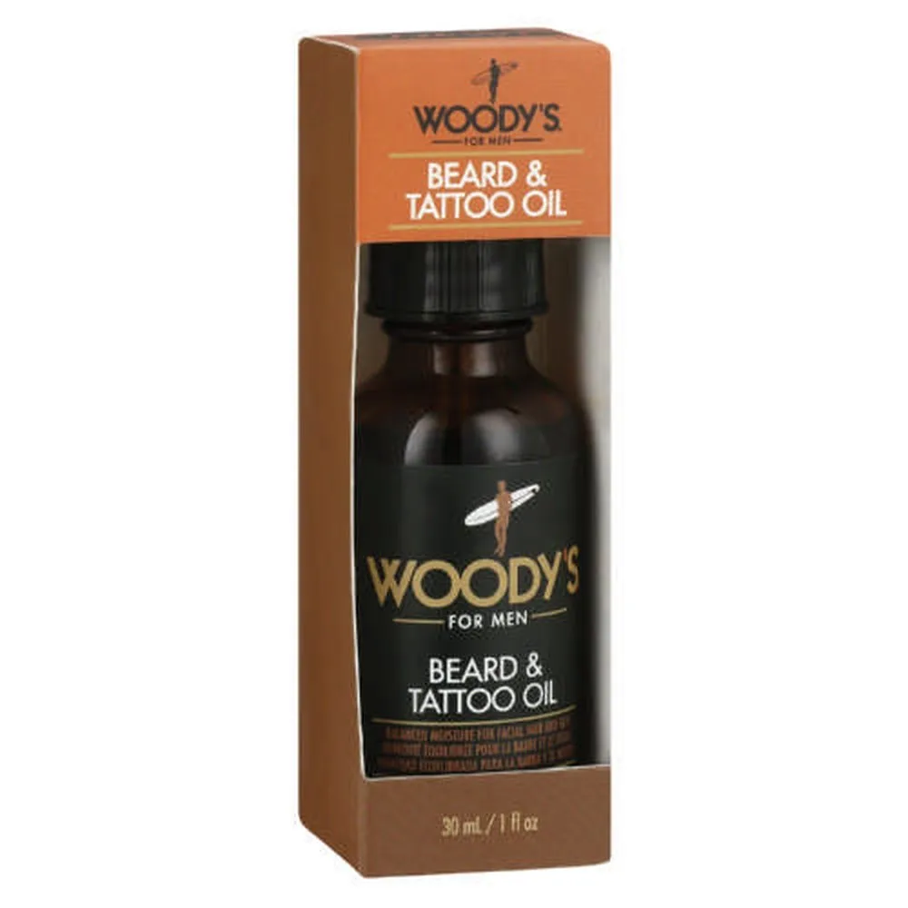 Woody_s_Beard_Tattoo_Oil_oz_1 Woody's Beard & Tattoo Oil 1oz - MPN WOO90759 - Wholesale Salon Supply