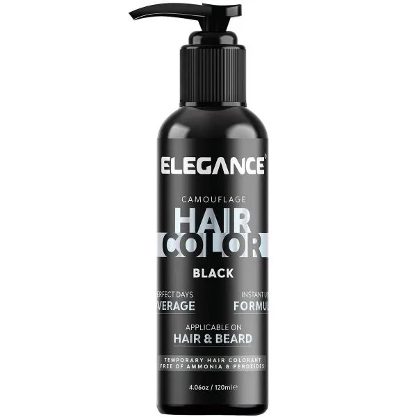 Elegance Plus Camouflage Semi-Permanent Hair Color 4.06oz - Black