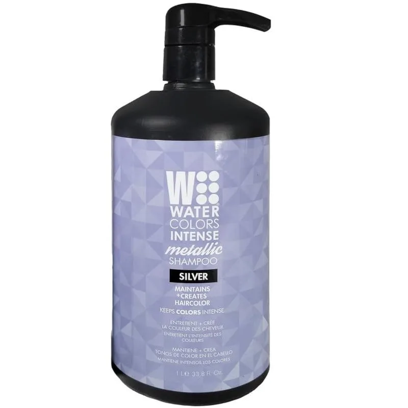 flm2wbpepr4uv7x2itgkszbsski6 Tressa Watercolors Intense Metallic Color Maintenance Shampoo 1 Liter - Silver - MPN TRE01424 - Wholesale Salon Supply