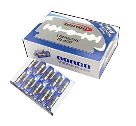Dorco Stainless Double Edge Blades Blue