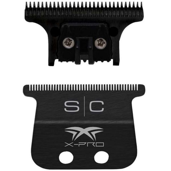 StyleCraft Black Diamond X-Pro Wide Trimmer Blade Set w/Blk Diamond Cutter(Instinct/Blk Saber)