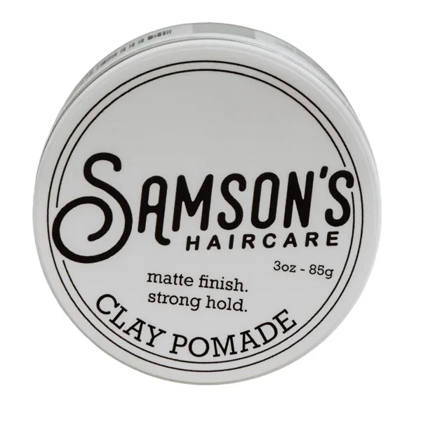 Samson's Haircare Matte Finish Clay Pomade 3oz
