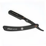 Parker Push Carriage Adjustable Barber Razor Stainless Steel - Black
