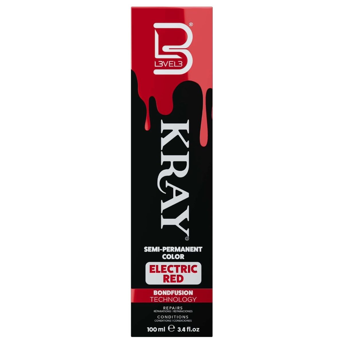 L3VEL 3 Kray Semi-Permanent Hair Color 3.4oz - Image 2