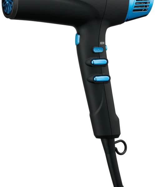 BabylissPro Nano Titanium High Speed Dual Ionic Hair Dryer - Black/Blue