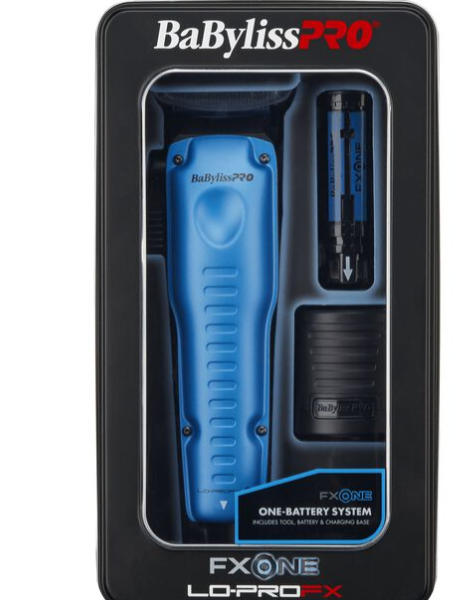 BabylissPro FXONE Lo-Pro Clipper Limited Edition Blue - FX829BL