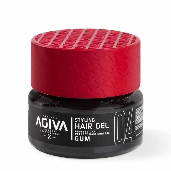 Agiva Hair Styling Gel Gum 700ml/23.7oz - 04 Red