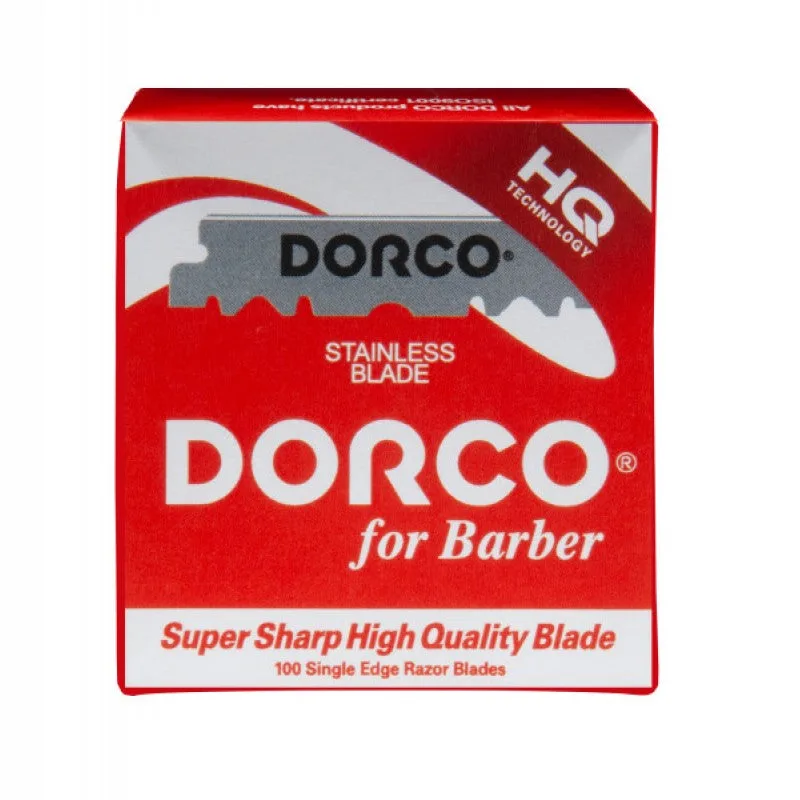 image_356837cd-c92c-4739-b8ef-b5933bb8e853 Dorco Stainless Single Blades Red 100pk - Precut - MPN DOR60229 - Wholesale Salon Supply