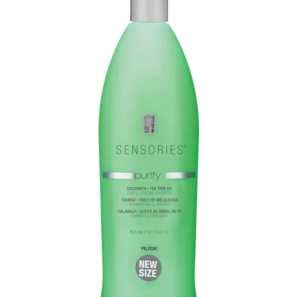 Rusk Sensories Purify Cucurbita and Tea Tree Oil Deep Cleansing Shampoo 35oz