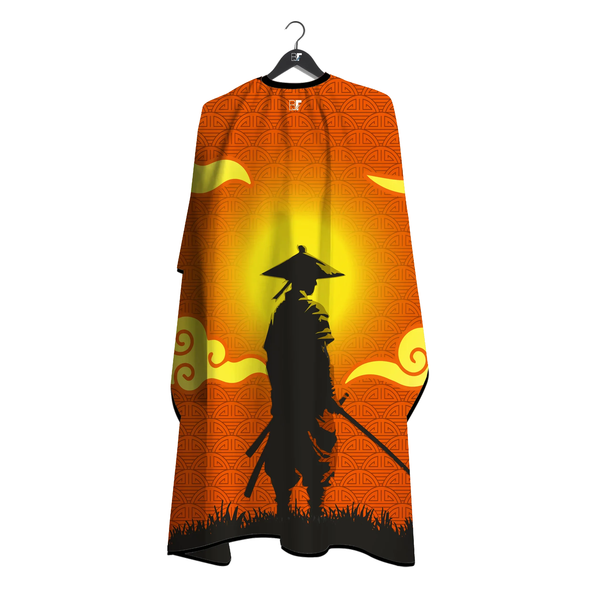 image_3a5b61fd-3e78-4165-bf23-9d45bbaa8195 Barber Flow Styling Cape - Samurai Sunrise - MPN BFL87015 - Wholesale Salon Supply