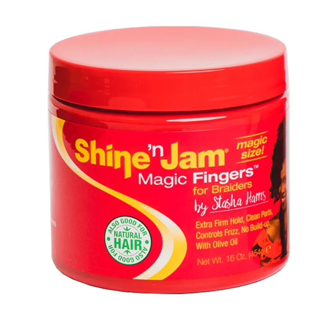 image_47413aaa-6457-430d-ba53-4a60d54eedfd Ampro Pro Shine 'n Jam Magic Fingers Braiding Gel 16oz - Extra Firm Hold - MPN AMP41251 - Wholesale Salon Supply