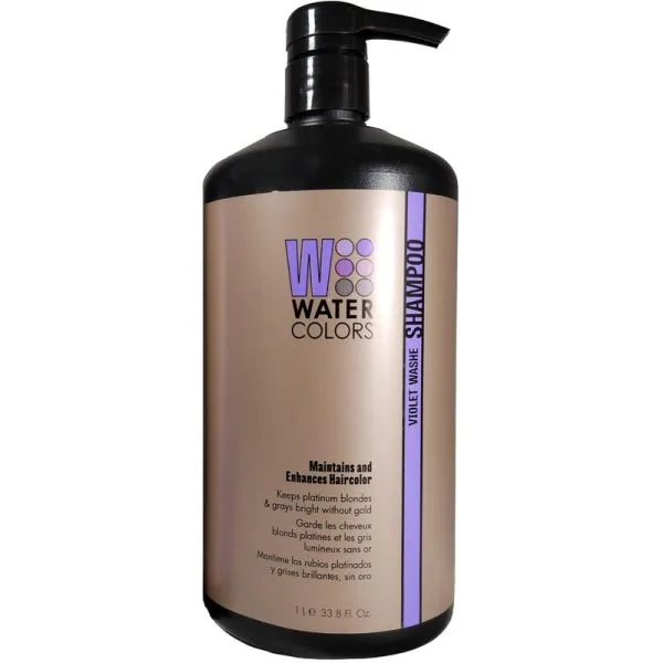 Tressa Watercolors Color Maintenance Shampoo 1 Liter - Violet - Professional Barber & Salon Supplies