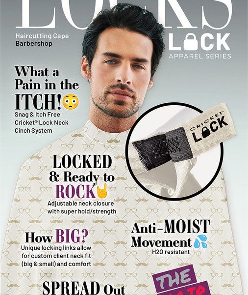 Cricket Lock Hair Cutting Cape - Barbershop