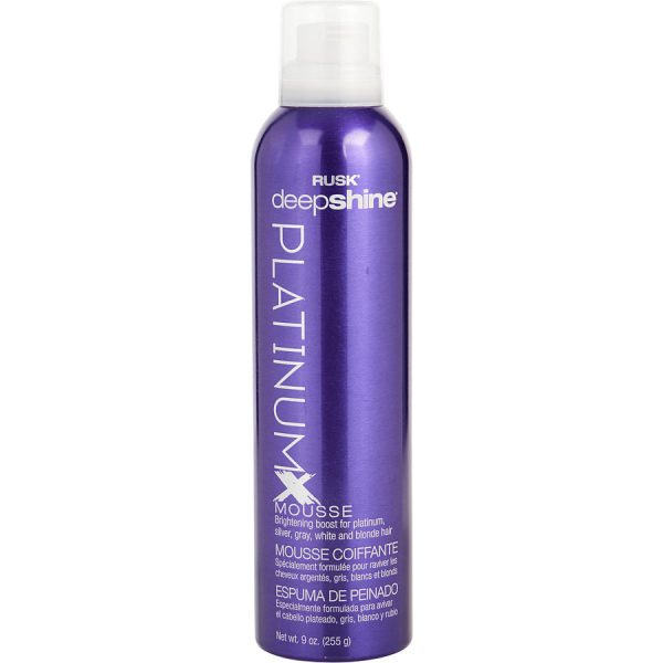 Rusk Deepshine PlatinumX Mousse 9oz