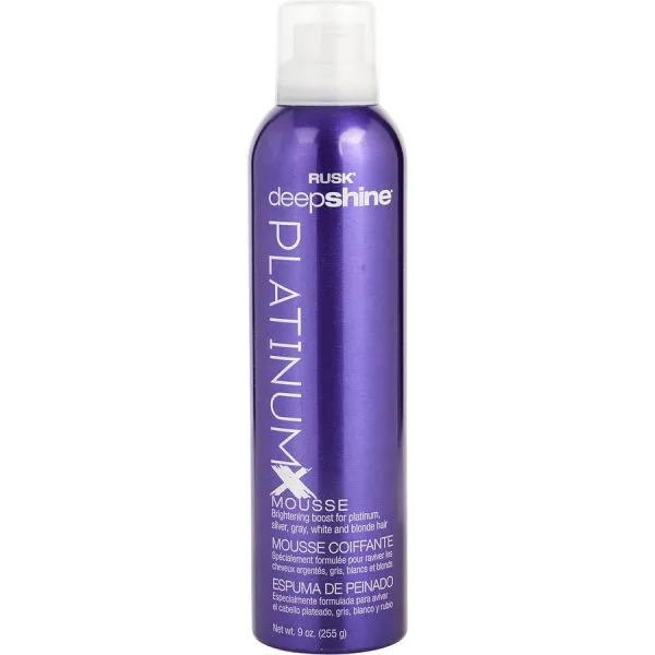 Rusk Deepshine PlatinumX Mousse 9oz