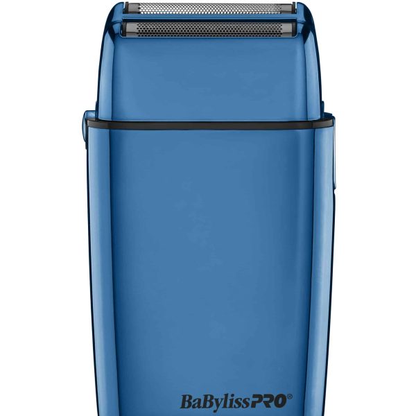 BabylissPro FoilFX02 Cordless Rechargeable Metal Double Foil Shaver Blue