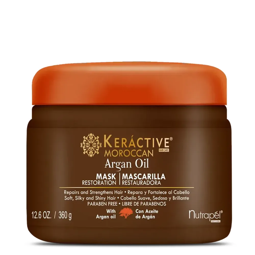 image_5d1f4bdd-0e04-4d85-b360-125159e271a4 Nutrapel Professional - Nutrapel Keractive Moroccan Argan Oil Restorative Mask 12.6oz - MPN NUT32638 - Wholesale Salon Supply