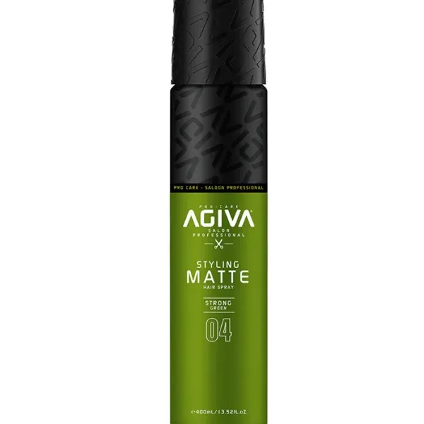 Agiva Styling Hair Spray Matte 13.52oz - Strong Green