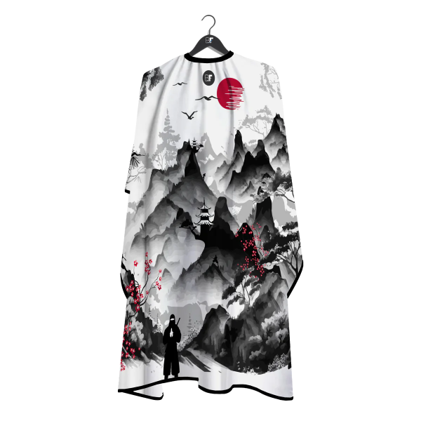 Barber Flow Styling Cape - Samurai Stealth