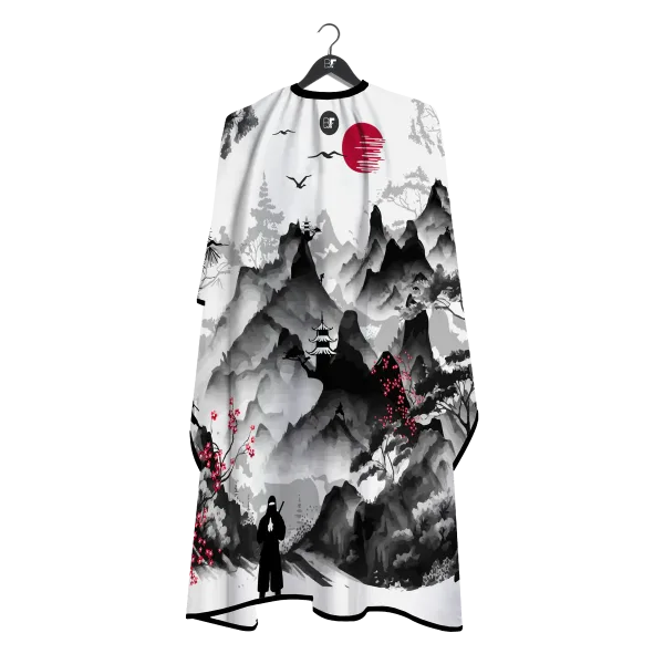 Barber Flow Styling Cape - Samurai Stealth