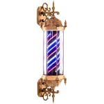 BAP00745 · Vintage Gold Barber Pole
