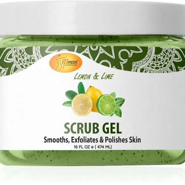 Spa Redi Pedi Scrub Gel Lemon & Lime 16oz