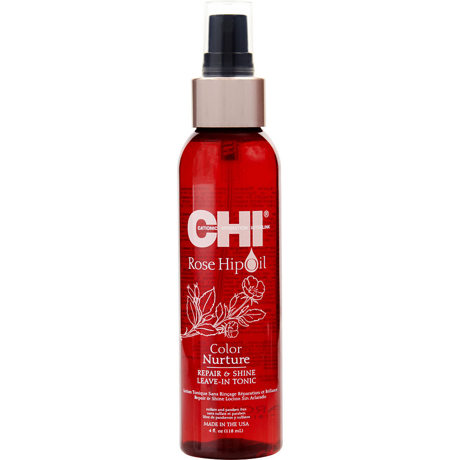 image_799d624a-172a-4294-a402-5a1f110f5f28 CHI Rose Hip Oil Color Nurture Repair & Shine Leave in Tonic 4oz