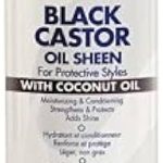 Isoplus Black Castor Oil Sheen with Coconut Oil 9oz