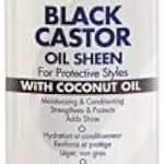 Isoplus Black Castor Oil Sheen with Coconut Oil 9oz