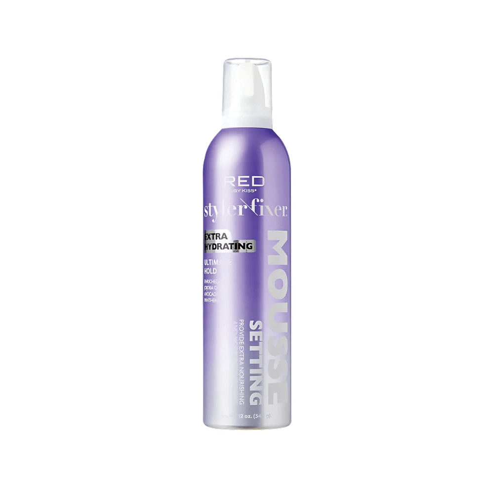 image_7ef3df79-c37e-4098-820b-be24f8e9d252 Kiss Styler Fixer Extra Hydrating Ultimate Hold Mousse 12oz