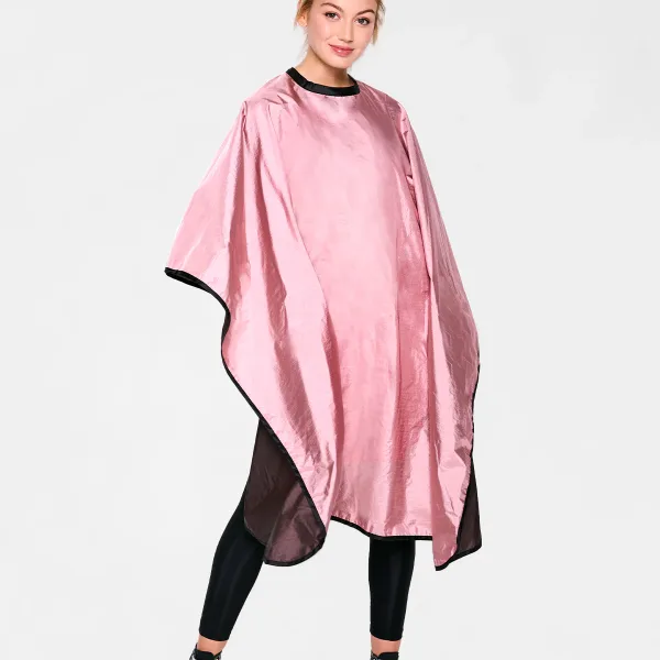 Betty Dain Reversi All Purpose Cape - Metallic Rose