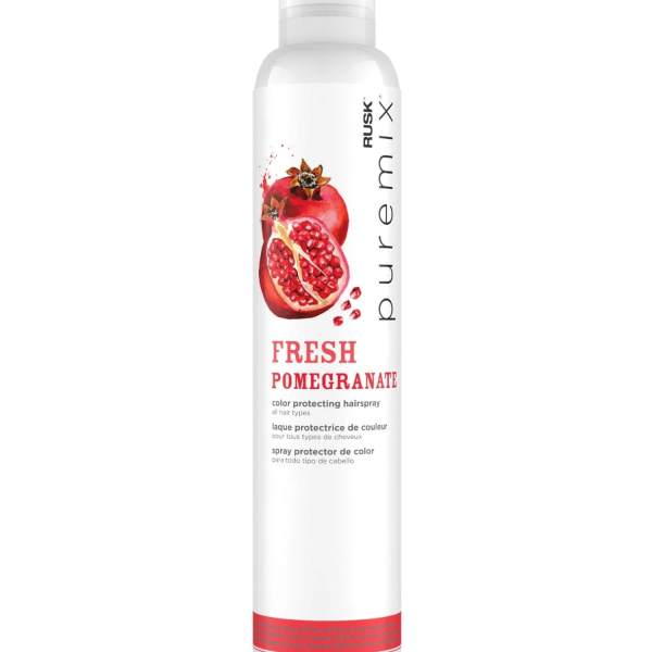 Rusk Puremix Fresh Pomegranate Color Protecting Hairspray 10oz