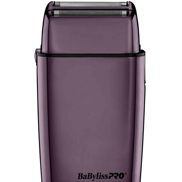 BabylissPro FoilFX02 Cordless Rechargeable Metal Double Foil Shaver Purple