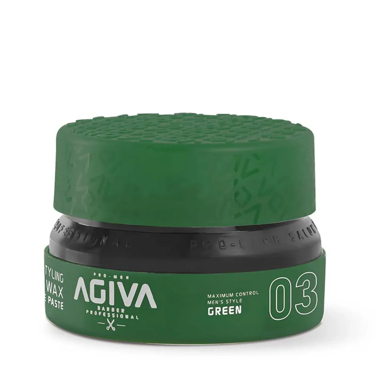 image_894ce1fc-c898-449c-b72c-5b216f9bbdc0 Agiva Styling Wax 03 155ml/5.24oz - Green/Matte Paste - MPN AGI00003 - Wholesale Salon Supply