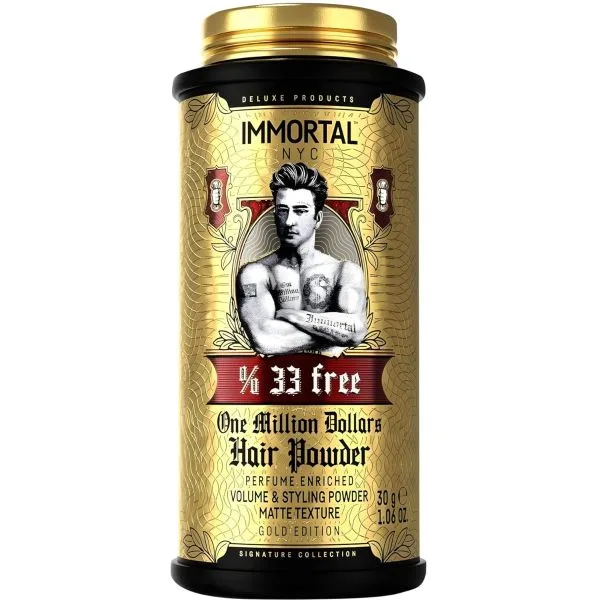 Immortal NYC Hair Powder Texturizing Volume & Styling Powder 1.06oz - One Million Dollar