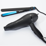 BabylissPro Nano Titanium Limited Edition Styling Set Black/Blue(2000W Dryer & 1" Ultra Thin Flat Iron)