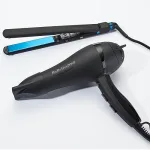 BabylissPro Nano Titanium Limited Edition Styling Set Black/Blue(2000W Dryer & 1" Ultra Thin Flat Iron)