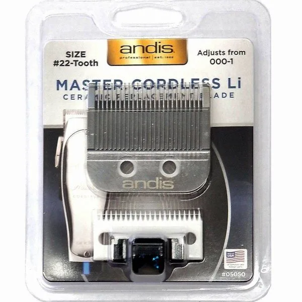 Andis Master Cordless Li Ceramic Replacement Blade - #22