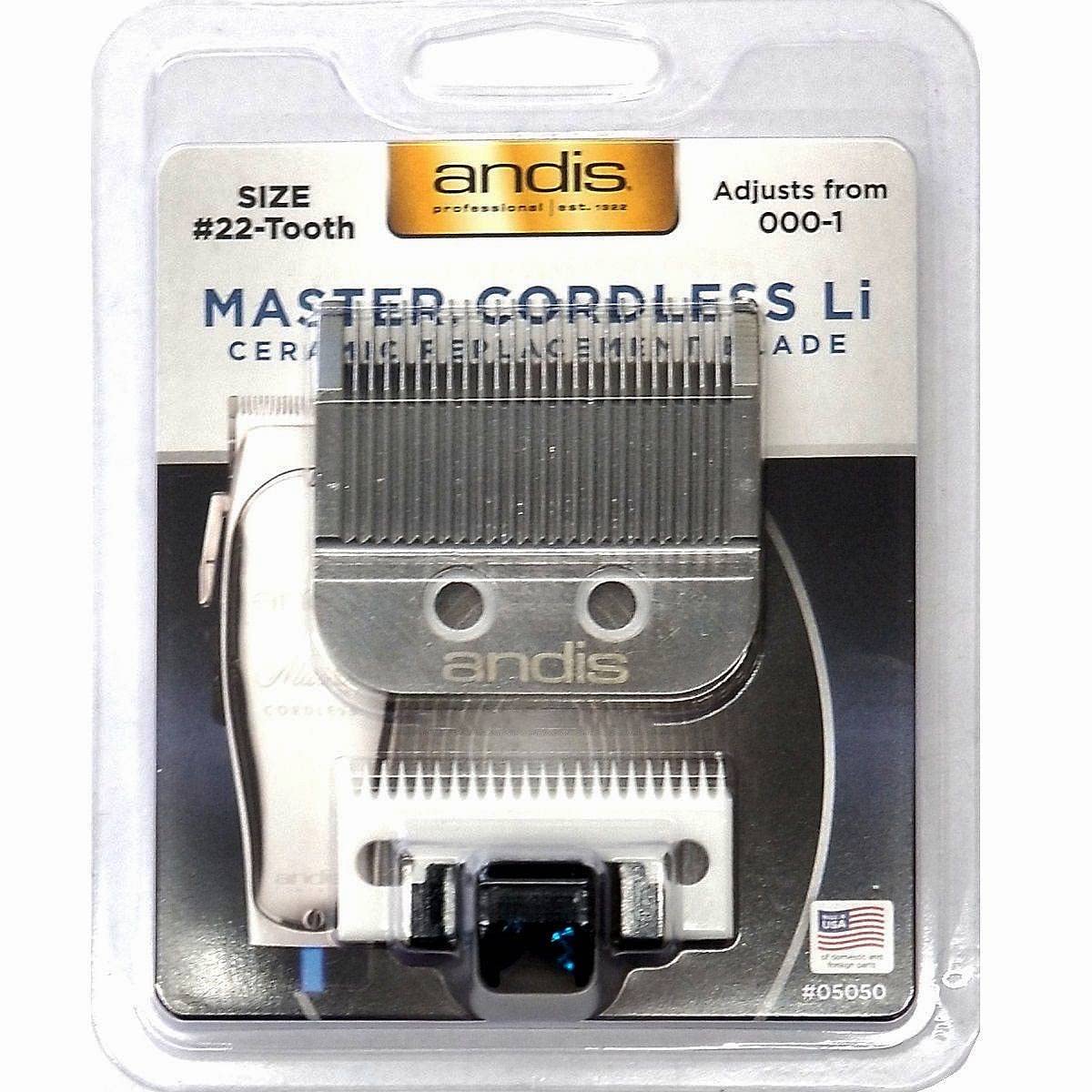image_a68e562c-727d-4330-9e32-9efb6882a5f2 Andis Master Cordless Li Ceramic Replacement Blade - #22