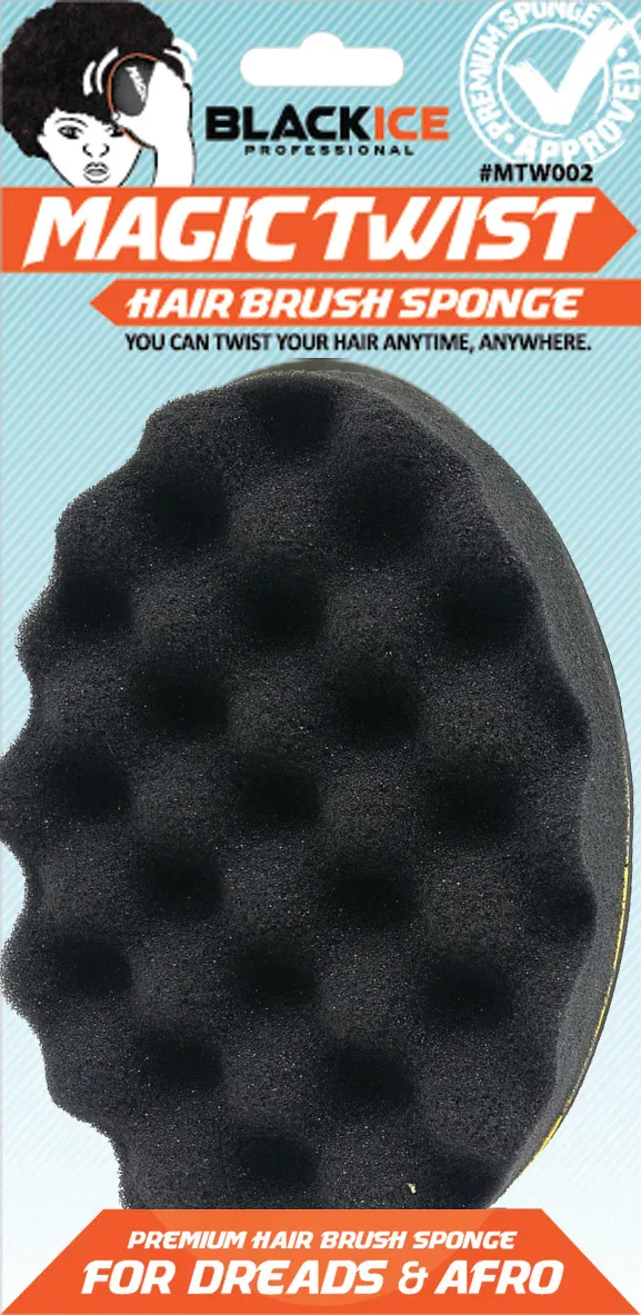 image_a9f314b1-2462-4362-b427-05f17cda585e Black Ice Magic Twist Hair Brush Sponge Wave - MPN BLA87511 - Wholesale Salon Supply