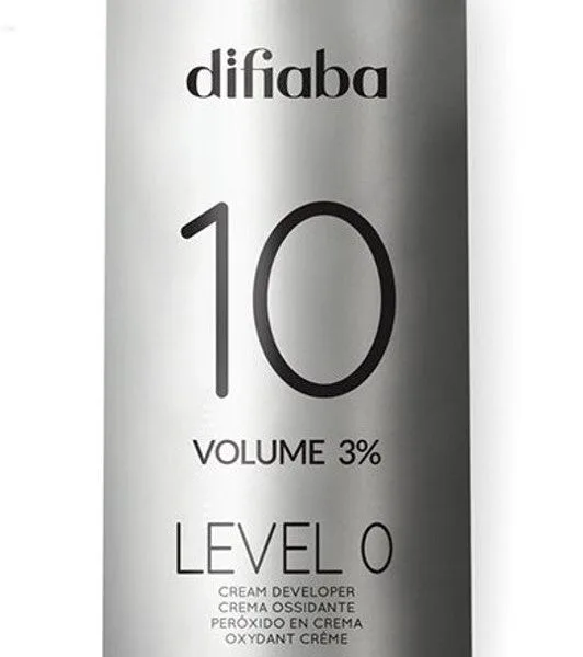 Difiaba Cream Developer 10 Volume 3% Level 0 33.8oz/1000ml