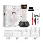 StyleCraft Saber II Cordless Brushless Motor Clipper - White - Image 2