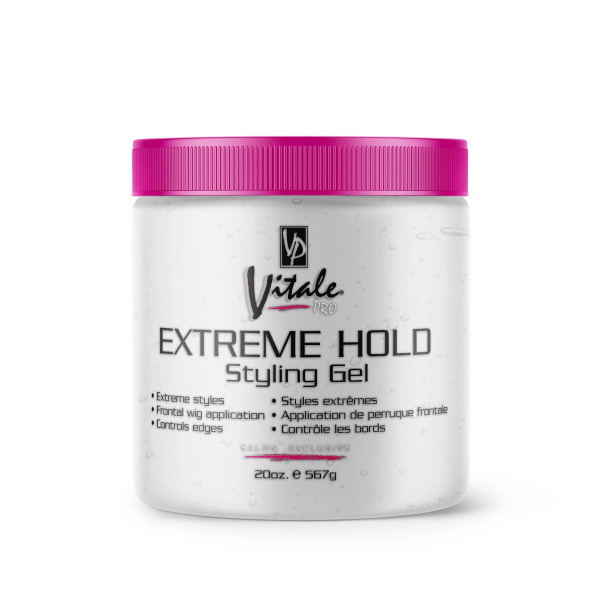 Vitale Pro Extreme Hold Styling Gel 20oz