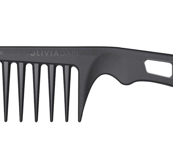 Olivia Garden CarbonLite Wide Tooth Comb with Handle CL-6